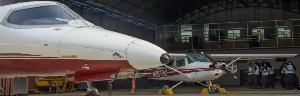 Toms college Kottayam aeronautical engineering learning facility